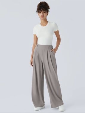 HALARA
Halara Flex™ High Waisted Pocket Wide Leg Waffle Work Pants New S R